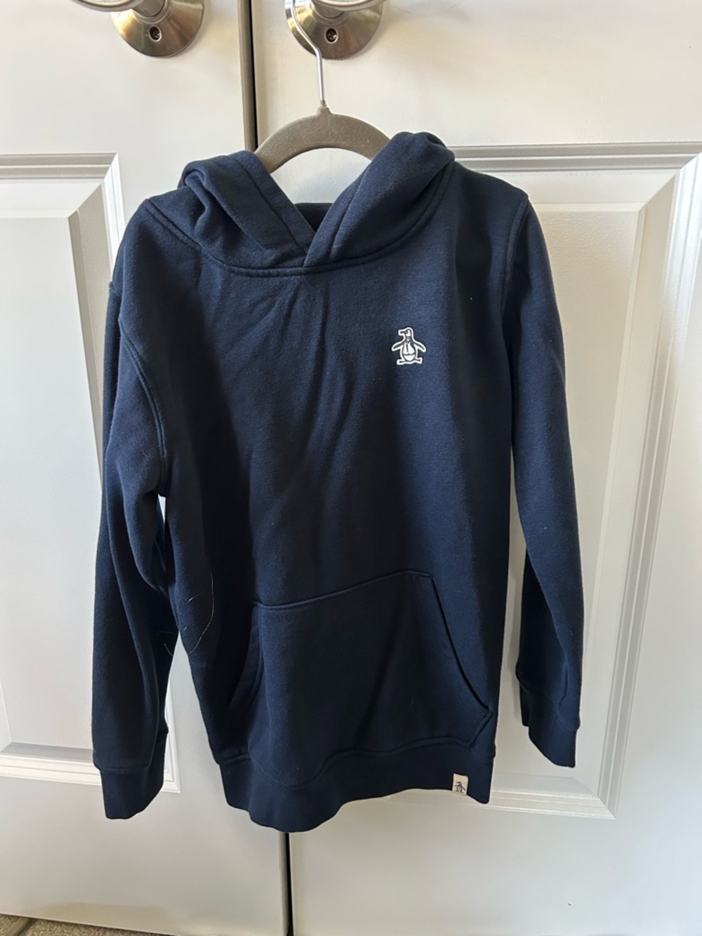 Original Penguin Navy Pullover with Branded Neck Label